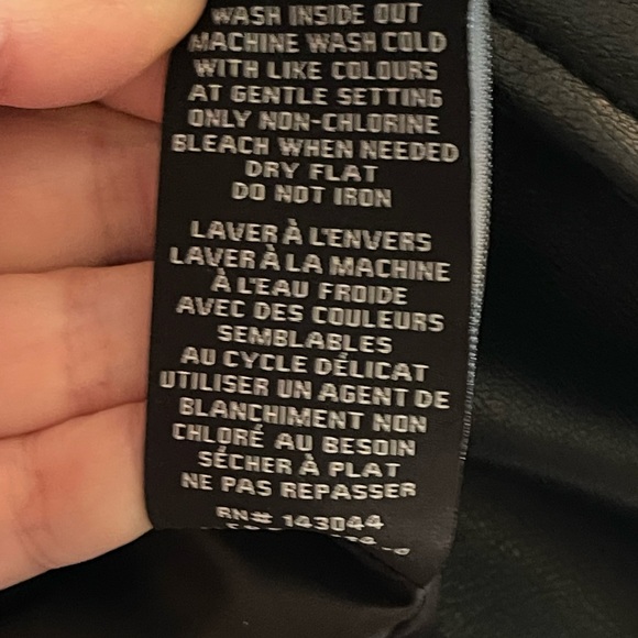 Bagatelle Faux Leather Biker Jacket - Picture 5 of 9